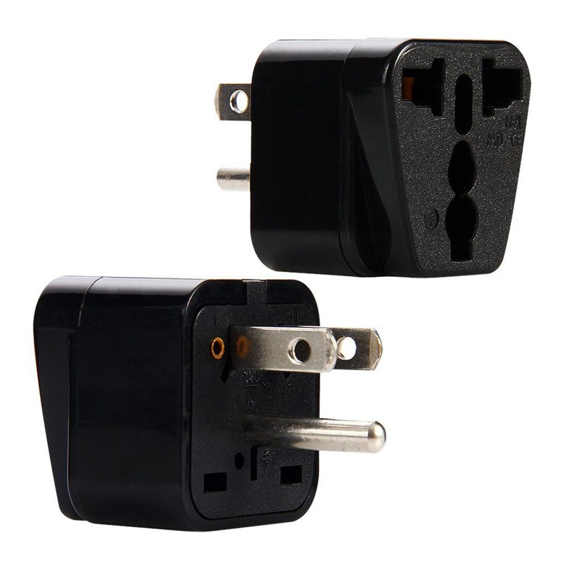 WD5 US Plug to Universal US EU UK AU Socket Adapter Power Plugs