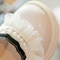 thumbnail image 5 of Otqutp Casual Flower Girls Dance Shoes Fashion Spring Summer Children Casual Shoes Girls Leather Shoes Dress Shoes Comfortable Pearl Lace Buckle Solid Color, 5 of 9