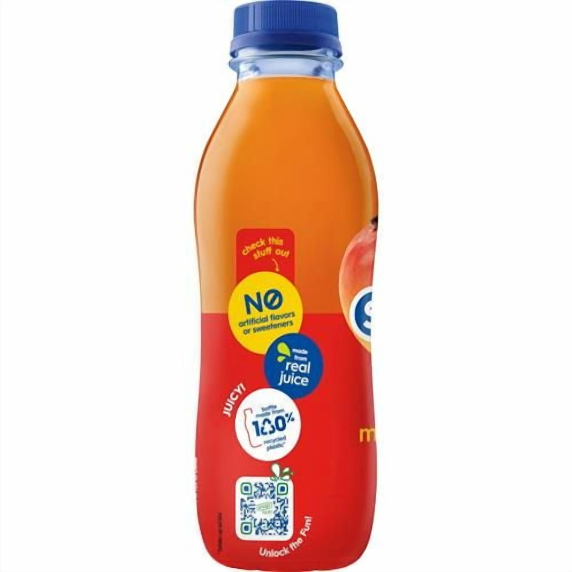 Snapple Mango Madness Flavored Juice Drink, 16 Fl Oz Recycled Plastic Bottle, Pack Of 12 Packaging May Vary