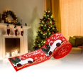 thumbnail image 1 of Decoraciones Navideñas Cinta De Impresión De Camión De Navidad Cinta De Envoltura De Árbol De Navidad Para Coronas Cestas De Regalo Yuarrent HA044207-02, 1 of 6