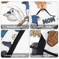 thumbnail image 6 of Baseballs and Mom Letters White Pattern Teens Toddler Nap Mat with Pillow, Sleeping Mat Bag for Preschool Daycare 51"x22", 6 of 6