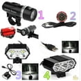 thumbnail image 2 of High Visibility 5 Mode LED Light Set with Front Headlamp and Rear Flasher for Night Cycling, 2 of 5
