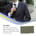 thumbnail image 3 of Cartera de PU Sonducket para recibos pasaporte organizador de monedas verde, 3 of 6