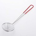 thumbnail image 3 of Skimmer Slotted Spoon Pearl Scoop Strainers Colander Stainless Steel Slotted Spoon Kitchen Strainer Ladle for Kitchen Frying Food Pasta Spaghetti Noodle, 3 of 5