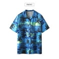 thumbnail image 2 of ZXSXSY Womens Hawaiian Floral Print Button-Up Short Sleeve Shirts, 2 of 8
