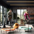 thumbnail image 7 of Upper Bounce 50" Mini Trampoline with Adjustable T-Shaped Handrail – Hexagonal Rebounder Fitness Trampoline for Kids & Adults - Orange, 7 of 7