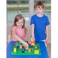 thumbnail image 5 of Classic Stackable Baseplate for Large Building Bricks by Strictly Briks | 100% Compatible with All Major Brands | Large Pegs for Toddlers | Single Large Tight Fit Base Plate in Green (16.25? x 13.75?), 5 of 5