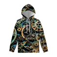 thumbnail image 3 of Sudadera con capucha retro con estampado 3D de Metal Gears para hombre, sudadera con capucha holgada de manga larga para primavera y otoño, sudaderas de calle de gran tamaño, 3 of 5