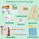 thumbnail image 2 of Kit de pintura ACGASK para niños con 24 pinturas acrílicas y 6 lienzos, 2 of 7