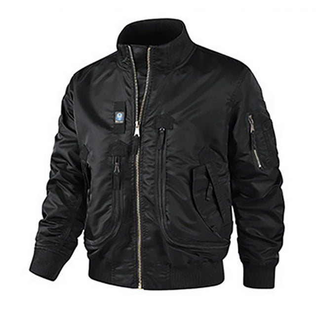 FYEGRE Veste à Col Baseball pour Hommes, Couche Couche pour Usage Quotidien Décontracté, Design Léger et Confortable Vert TTTTG