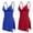 14-Sapphire Blue/Wine Red, variant on LWP Women's Lingerie Sexy Nightwear Spaghetti Strap Nightgown Babydoll Chemise