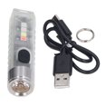 thumbnail image 2 of Keychain Flashlight, Plastic 300mah Magnetic Absorption Tiny Keychain Flashlight IP65 Waterproof  For Camping, 2 of 8