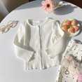 thumbnail image 3 of Grblisyd Girls Cardigan Sweater 2026 Fall Kids School Uniforms Casual Button Down Sweaters Tops Winter Warm Jacket, 3 of 7