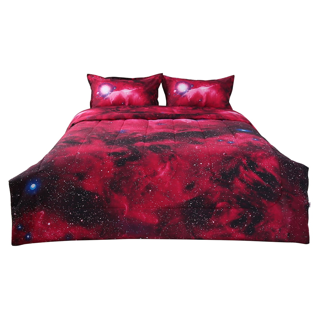 3pcs Galaxies Comforter Sets, Full/Queen All-season 3D ...