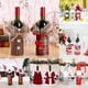 thumbnail image 3 of Funda navideña para botella de vino, adornos navideños para el hogar, Año Nuevo, regalos de Navidad, 2023, 2024, 3 of 4