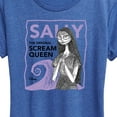 thumbnail image 3 of The Nightmare Before Christmas - Sally Scream Queen - Women's Short Sleeve Graphic T-Shirt, 3 of 5