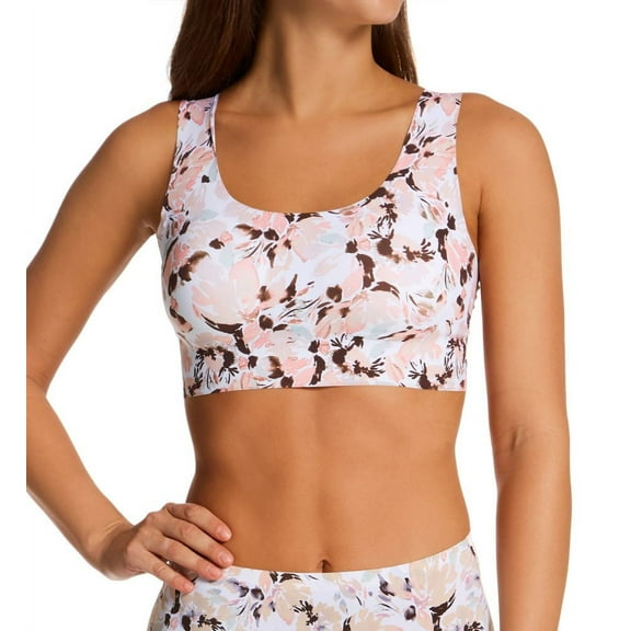 Women's Bali DF3491 Comfort Revolution EasyLite Seamless Wirefree Bra (Watercolor Floral 3X)