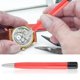 thumbnail image 5 of 2x cepillo para eliminar óxido de reloj, pluma de fibra de vidrio/latón/acero, herramienta de pulido y limpieza de arañazos, pieza de reloj, 5 of 5