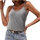 thumbnail image 1 of Blusa informal sin mangas con cuello en V para mujer, blusa lisa, camiseta sin mangas Wmkox8yi  bvn3437, 1 of 9