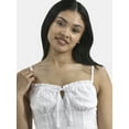 thumbnail image 2 of No Boundaries Cotton Bra Cup Bustier Top, Women's, 2 of 2