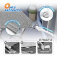 thumbnail image 3 of Toldo vela de sombra TANG 61 x 61 cm con bloqueo UV, gris, 3 of 7