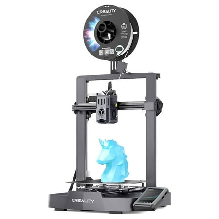 Creality Ender 3 V3 KE 3D Printer, 500mm/s Fast Printing CR Touch Auto Leveling 300℃ 60W Ceramic Heater Sprite Direct Extruder Precise X-axis Linear Double Fans Cooling Print Size 8.66*8.66*9.44 Inch