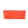 thumbnail image 5 of Bikini Tops for Women Ribbed Strapless Bandeau Tube Swimsuit Top Bathing Suit Tops, 5 of 5