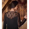 thumbnail image 2 of Atlas For Women - Jersey Encaje de Algodón para Mujer (Negro), 2 of 3