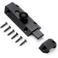 thumbnail image 1 of Safety Lock Latch With Pure Thick Brass Bolt, Heavy Duty Gate Latch, Black, 1 of 5