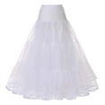 thumbnail image 4 of RUTAYY Women Boneless A Hem Wedding Dress Long Petticoat Tutu Skirt Solid Color Casual Travel Skirts, 4 of 4