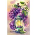 thumbnail image 1 of Punto de cruz completo 11CT flor lámpara de aceite bordado estampado DIY decoración del hogar Tmvgtek Arte deco, 1 of 9