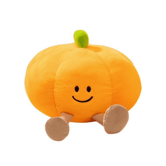 Elainilye Pumpkin Shaped Pillow with Legs Cute Stuffed Cushion Decorative Throw Pillow for Sofa Bedroom Indoor Outdoor Halloween Holiday Gift for Family