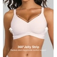 thumbnail image 5 of Daystry Womens Wireless Stripe Bras No Underwire Push Up Bra Comfort Seamless Supportive Full Coverage Everyday Bras without padding, 5 of 11