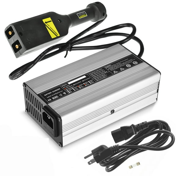 EPOTOOR 36 Volt Golf Cart Charger 5 Amp 36V Battery Charger with Powerwise D Style Connector Plug Replacement for EZGO TXT Fully Medalist Yamaha Star Club Car Golf Cart