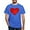 Royal, variant on CafePress - Red Heart Drawing T Shirt - Men's Classic Graphic Cotton T-Shirt