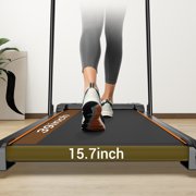 Walking Pad,Under Desk Treadmill for Home/Office, COFUNOK 2 in 1 Folding Treadmill 2.5HP with Remote,0.6-7.6mph