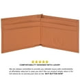 thumbnail image 5 of Leatherboss Designer Front Pocket Minimalist Wallet for Men and Women, Tan, 5 of 7