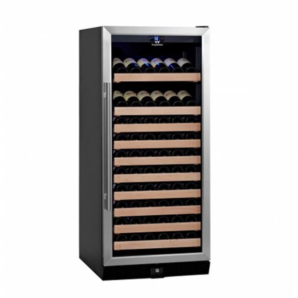 Kingsbottle 98Bottle 1Temp Wine Fridge, Silver