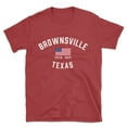 thumbnail image 1 of Brownsville Texas Patriot Men's Cotton T-Shirt, 1 of 1