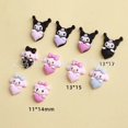 thumbnail image 4 of Kawaii Sanrio Kuromi My Melody Nail Tips Charms, adorno hecho a mano, accesorio de dibujos animados de Anime, regalo bonito para niña, 10/20 piezas, 4 of 4