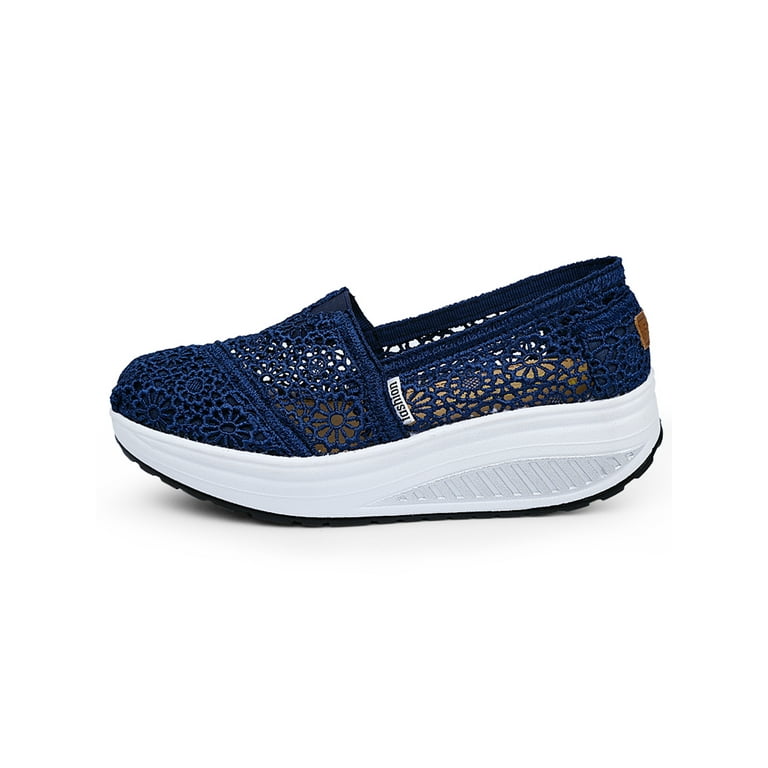 Women Slip on Shoes Breathable Casual Shoes Rubber Shoes Sneaker Shoes