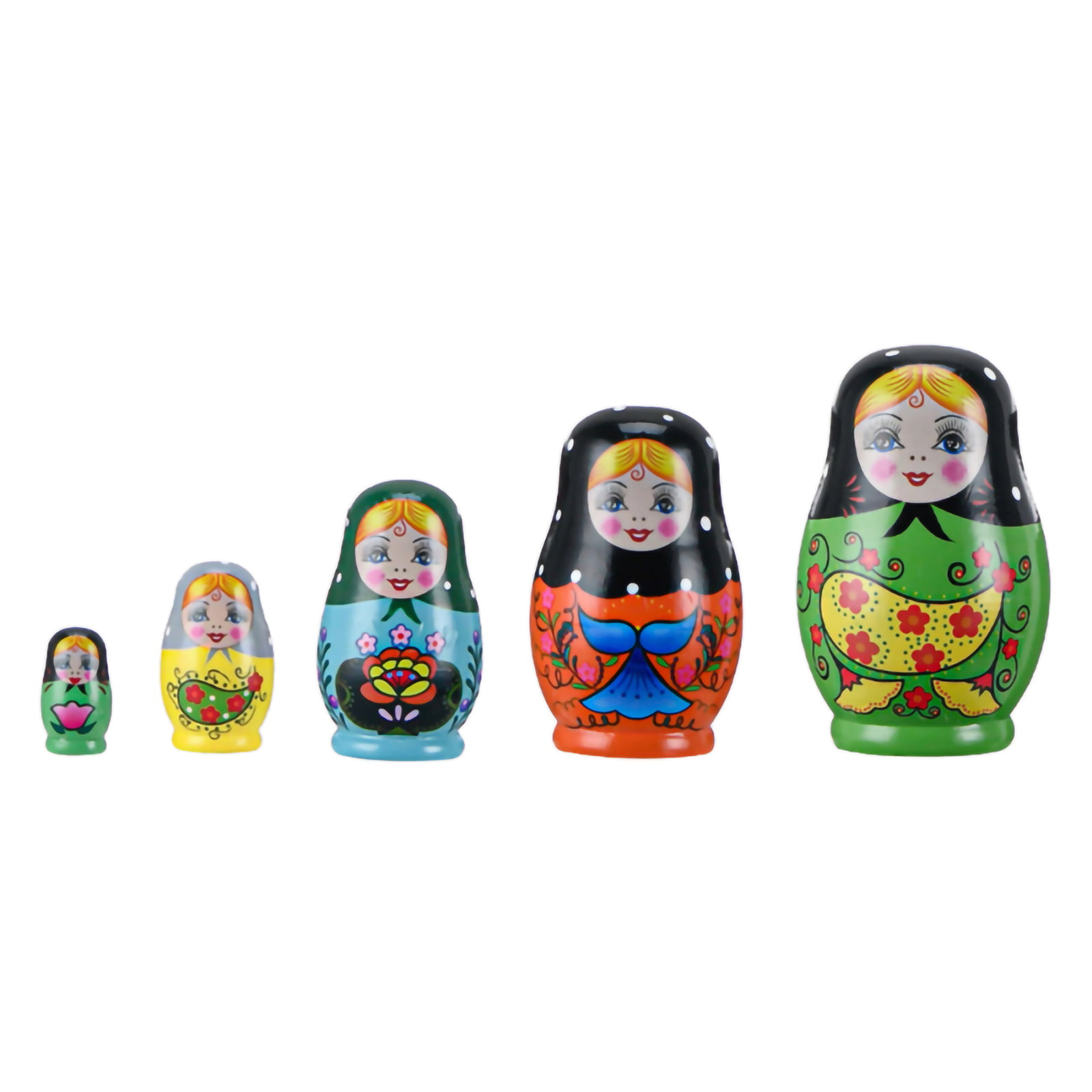Harry Potter 5 Piece Russian Collectible Stacking Nesting Doll  4"H 