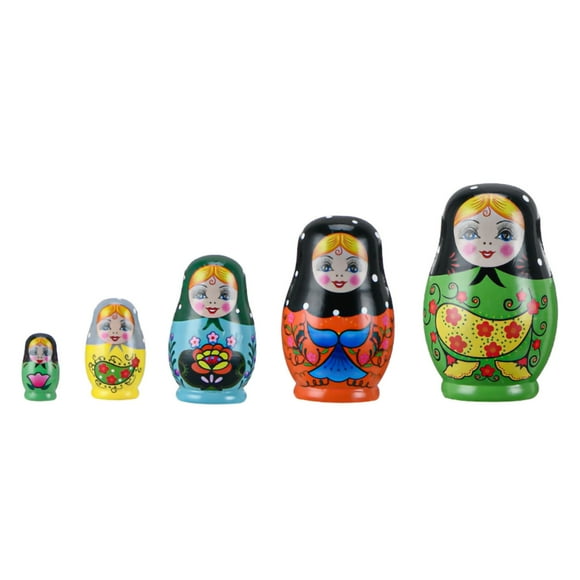 1 Set Creative Nesting Doll Doll Russian Doll Cartoon Home Decors