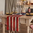 thumbnail image 2 of Table Runners 120 Inches Long Dress Scarves, Vintage American Flag Farmhouse Coffee/Dining/Kitchen Table Runner for Living Room, Retro USA Flag Wooden 13x120 Inch, 2 of 9