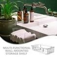 thumbnail image 3 of SHOWERORO Estante Para Ducha De Pared De Acero Inoxidable Con Gran Capacidad Plateado, 3 of 8