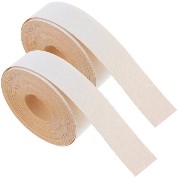 TEHAUX Beige Lampshade Cover Edging Tape, Self-Adhesive Cloth Tape for Lamp Repair and Decoration