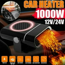 Upgrade Car Heater Defroster, MUTOCAR 2 in 1 Auto Car Windshield Heater Cooling Fan Plug into Cigarette Lighter 12V Auto Defogger 360° Rotatable Fast Heating Quickly Defrost (black)