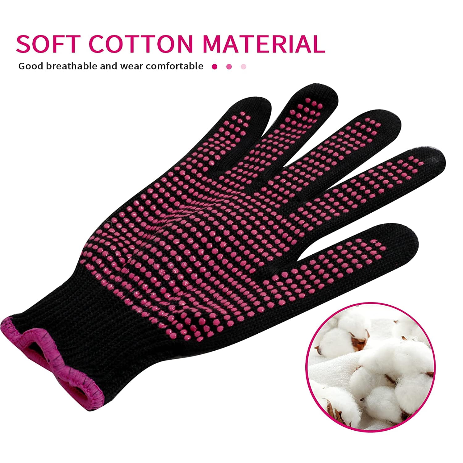 Heat Resistant Glove With Silicone Bumps Professional Heat Proof Glove  Mitts For Sublimation Hair Style Curling Iron Wand Sublimation Gloves UPS  From Blanksub_009, $0.98