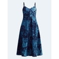 thumbnail image 4 of Free Assembly Women's and Women's Plus Sleeveless Denim Corset Midi Dress, Sizes XS-4X, 4 of 4