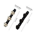 thumbnail image 3 of 2Pcs Sparkling Crystal Stone Hair Clips for Women, Hair Clips for Braids with 3 Small Clips, 3 of 5